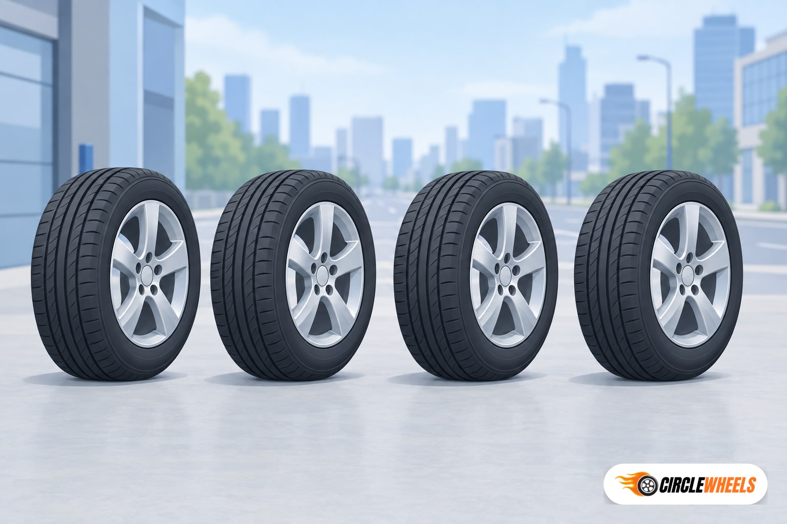 Illustration for: What a Set of Four 15-Inch Tyres Costs, Car by Car, in Lahore