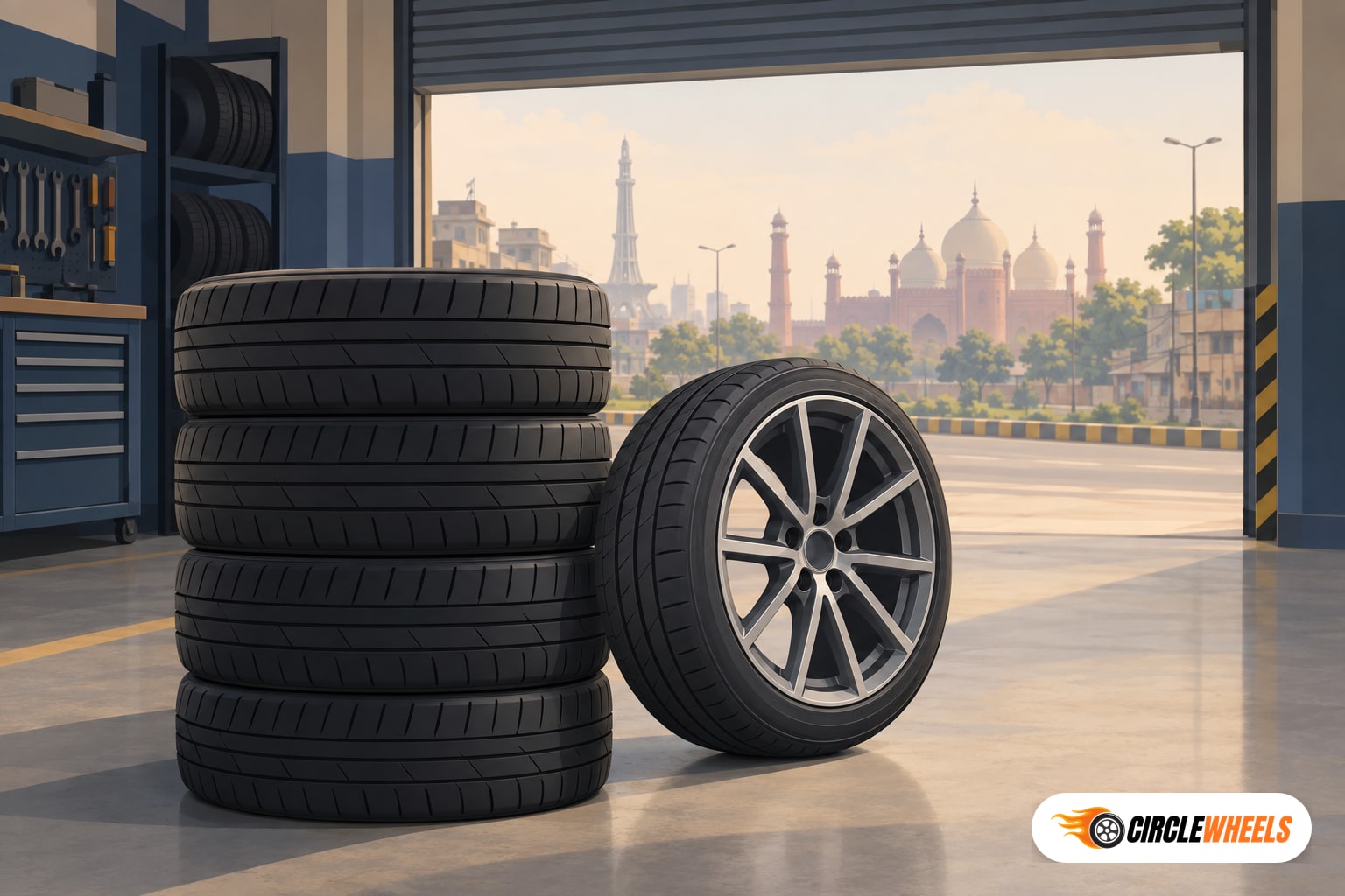 Illustration for: Four Brand-Only 215/45R17 Tyres Against Dunlop SP Sport LM705